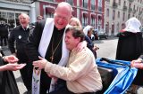 2011 Lourdes Pilgrimage - Archbishop Dolan with Malades (43/267)